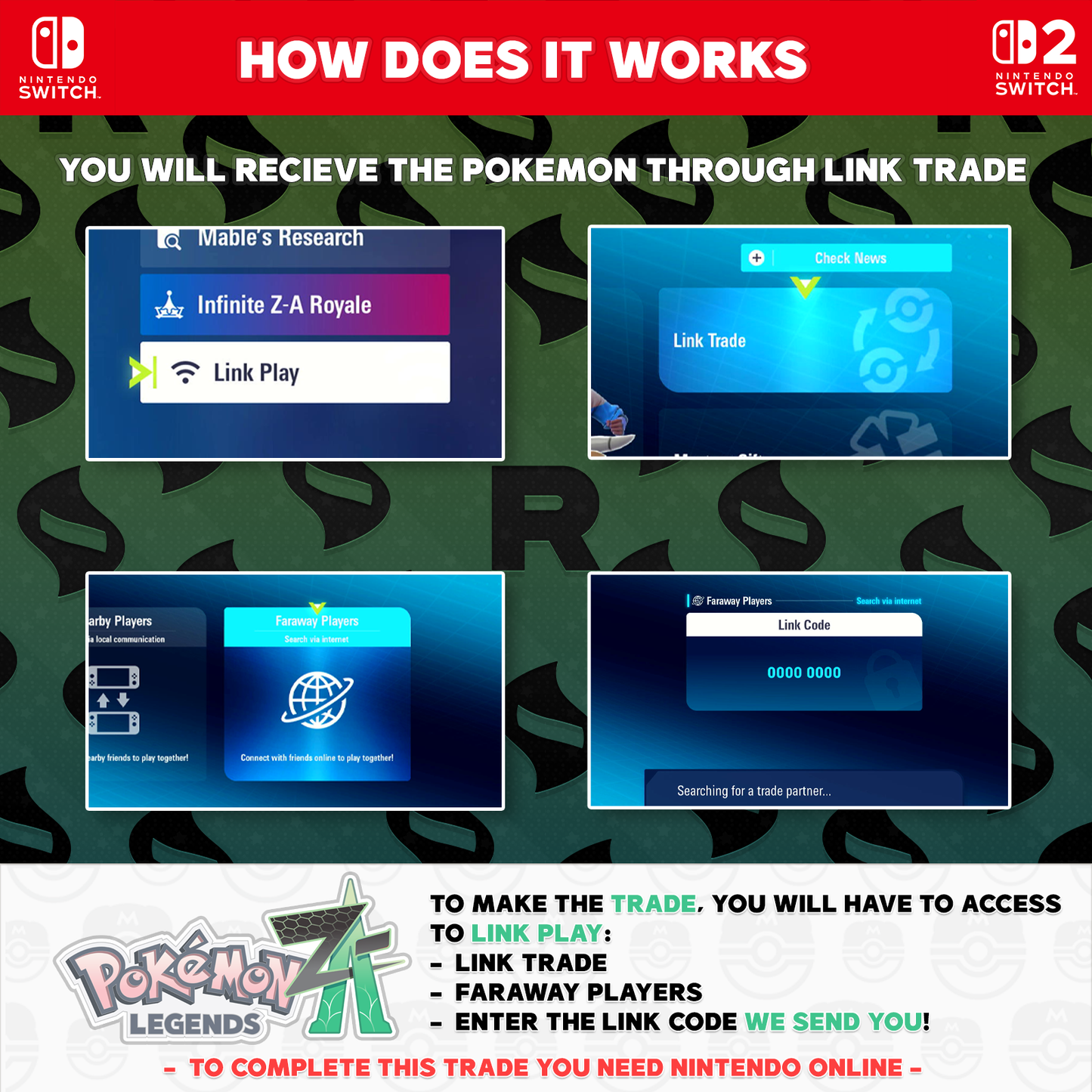 Alpha Shiny Charizard - Pokemon Legends ZA - MAX 6 IVS - Mega Charizard X/Y