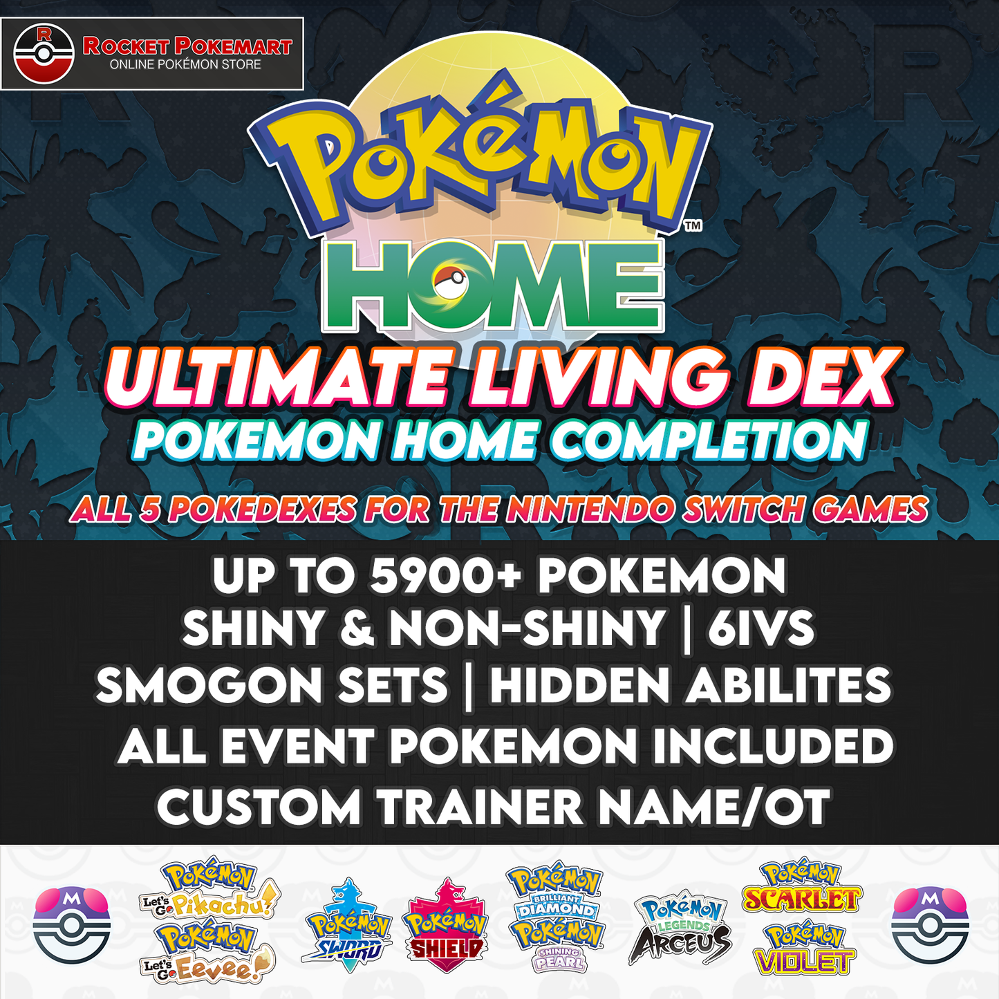 Ultimate Living Dex Bundle for Nintendo Switch