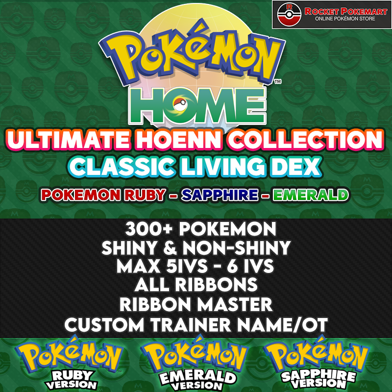OriginDex Hoenn - Pokemon Ruby & Sapphire & Emerald