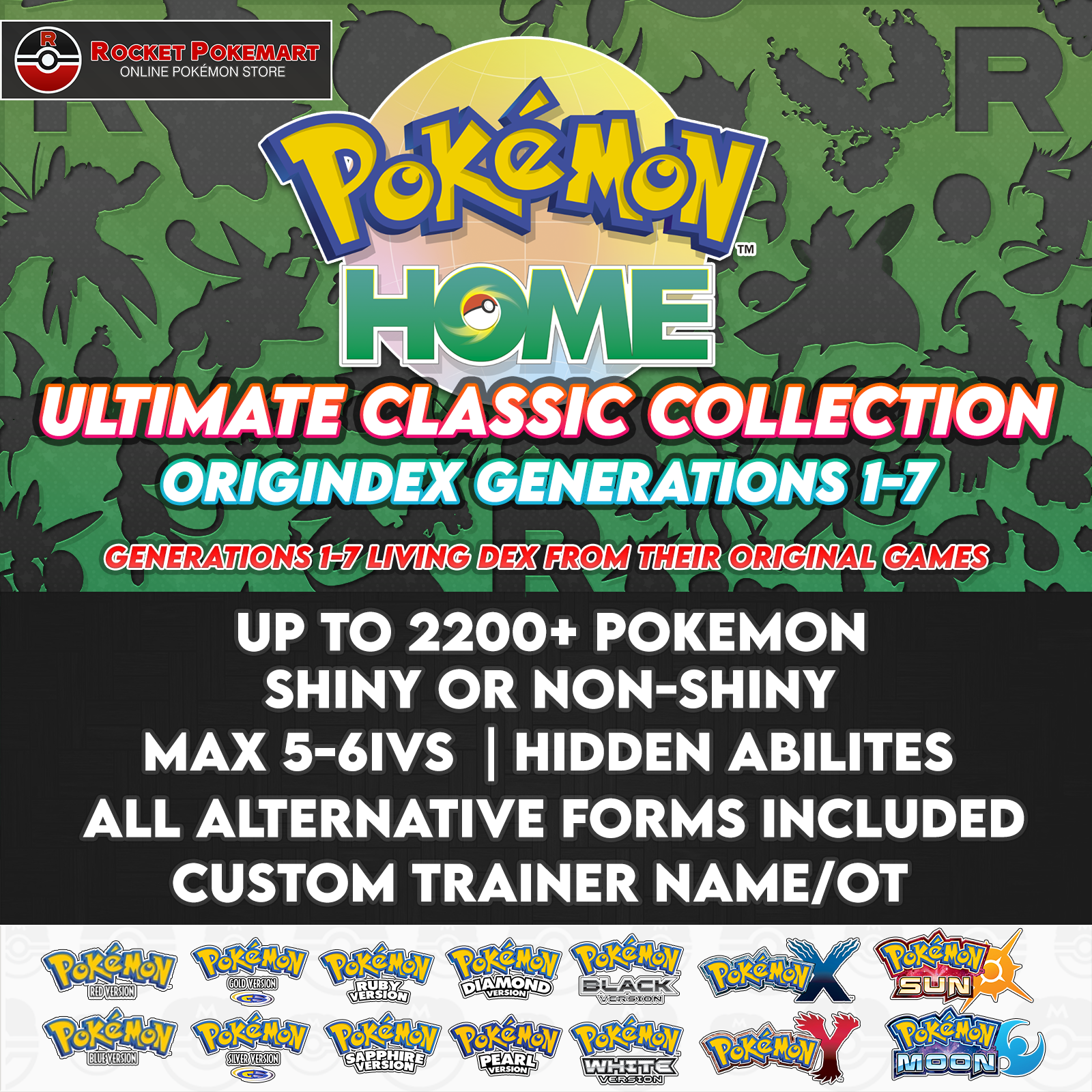 Ultimate Classic Collection - OriginDex Generations 1-7